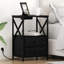 Bedside Cabinet With Charging Station With Drawer-1999001559