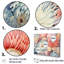 «Sea Anemone Pastel Elegant - Coastal Coral Under Water», ensemble d'art sur toile-107755902-107755907