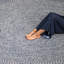 Reeva Small Handwoven Round Indoor/Outdoor Rug in Blue-69995786
