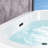 56" x 32" Freestanding Acrylic Bathtub with Wide Rim for Faucet Installation (Faucet Not Included)-58955084