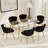 Glass Top Dining Set for 6-772506257-772506258