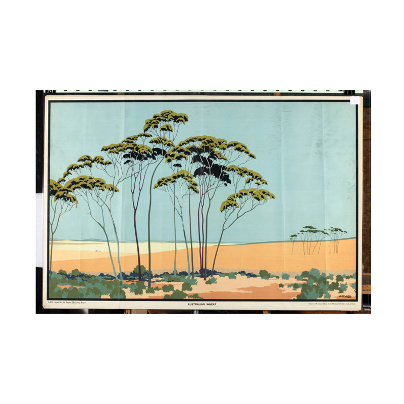 Art sur toile Archibald Bertram Webb, blé australien, H 12 po x l 19 po