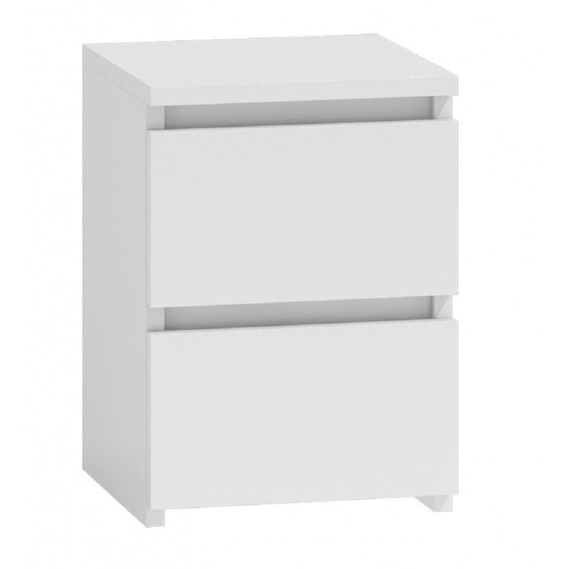 Delancey 30cm W Manufactured Wood Bedside Table, White