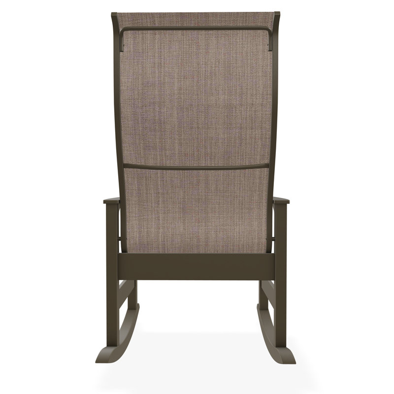 Leeward Sling Marine Grade Polymer Supreme Rocker, Augustine Fennel Sunbrella®, Beachwood