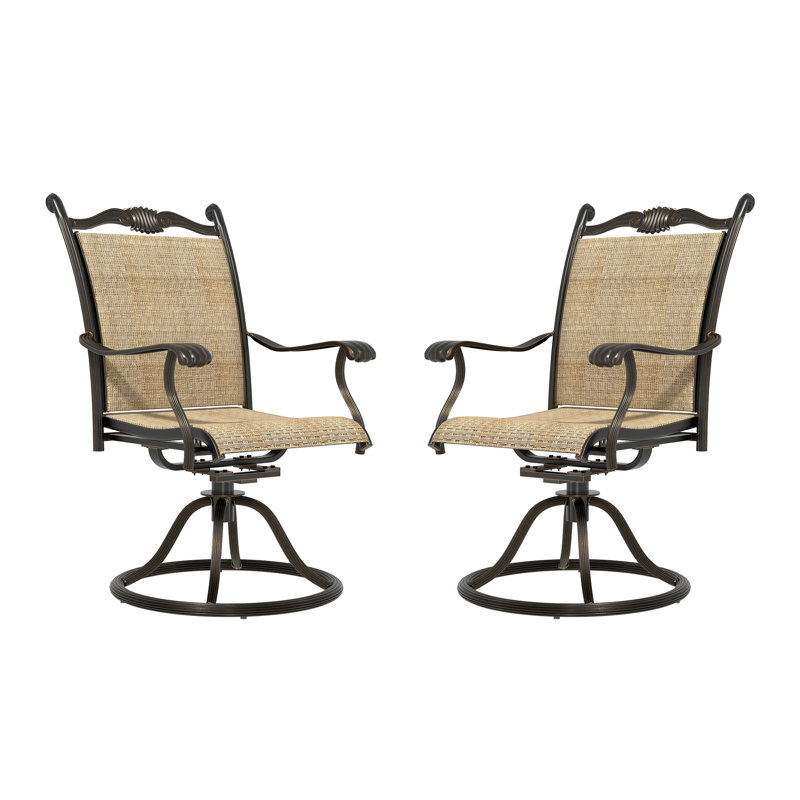 Fauteuil pivotant de patio
