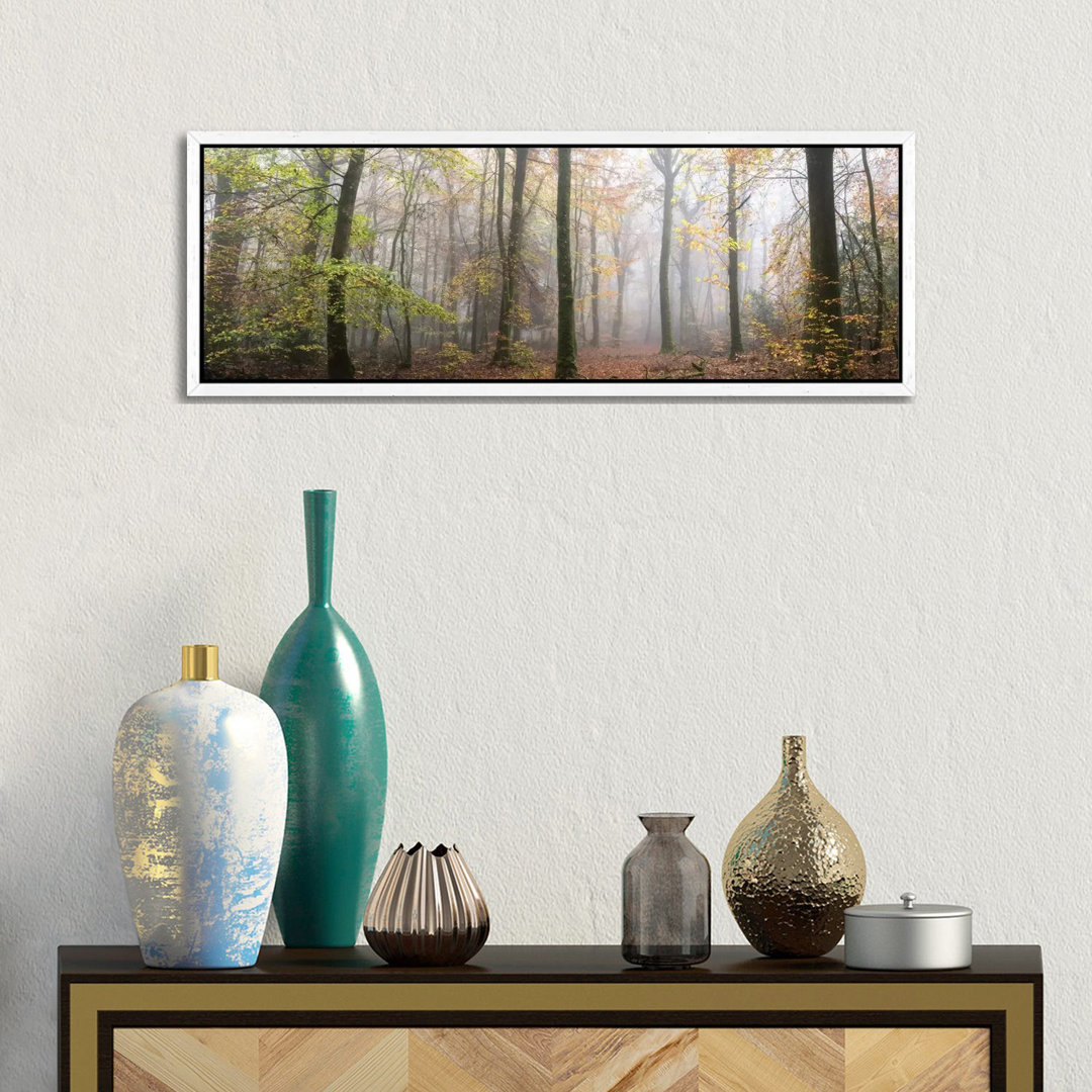 Panoramaspaziergang im Wald von Philippe Manguin - Galerie-verpackte Leinwand Giclée