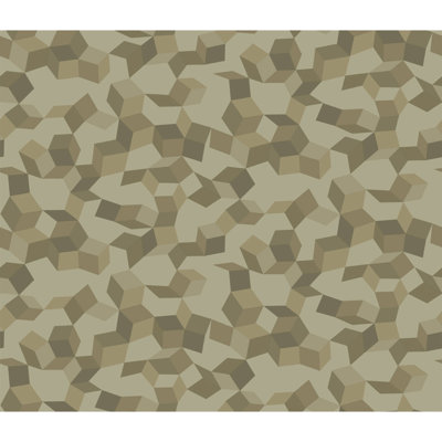 Curio Ingot Geometric Wallpaper Roll