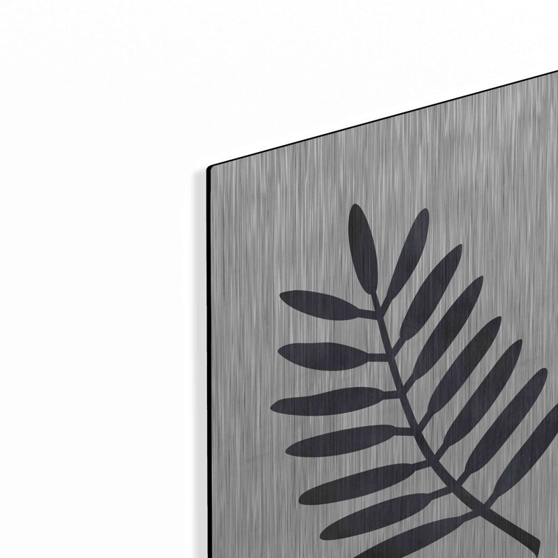 "Watercolor Black Plant II" par Seven Trees Design, H 16 po x l 12 po