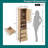 Lustra 67.7" Tall Freestanding Bathroom Storage Cabinet Traditional American Style 1 Door & 3 Drawers Adjustable Shelf