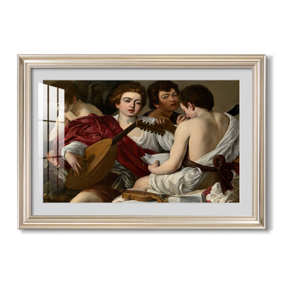 Les Musiciens, vers 1595 - Caravage - Estampe encadrée sur mesure