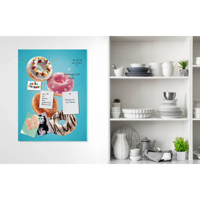 Magnetic Glass Photo Memo Board