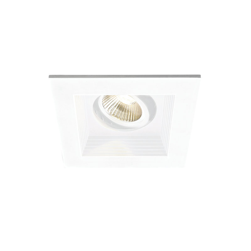 Mini ensemble d'éclairage à DEL encastré 3,5 po, 4 000 K, 45 °, Blanc