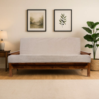 Matelas de futon en mousse à mémoire de forme pliable, fermeture à glissière robuste, housse amovible, idéal pour les invités en taille double avec infusion, lavable et pliable, convient à un appartement et à un salon
