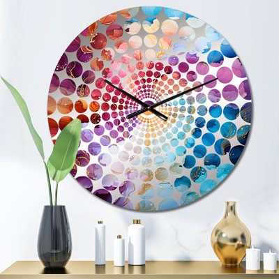 Horloge murale Aurora Borealis