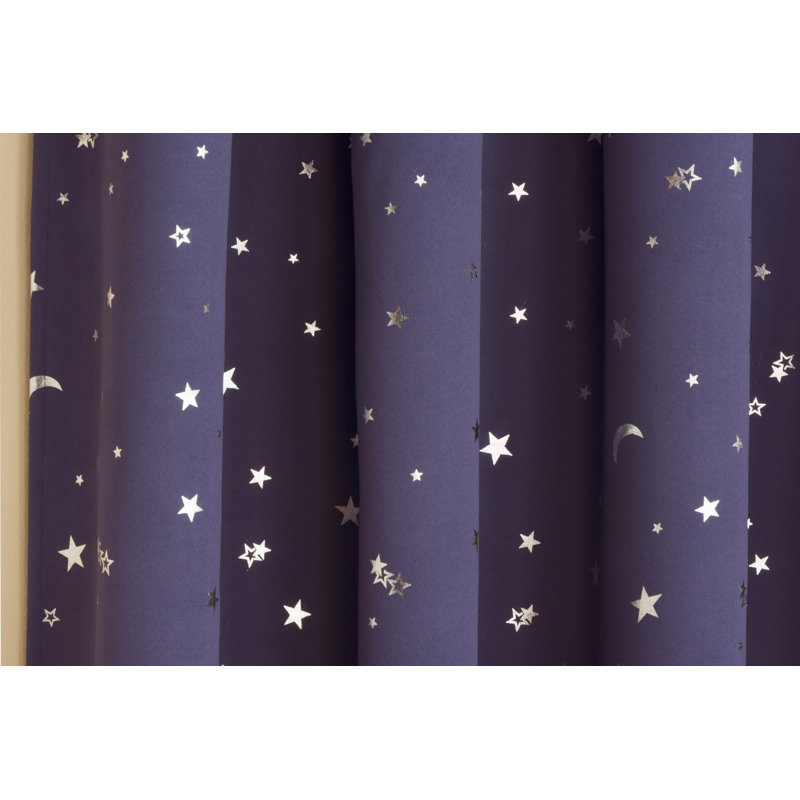 Chrystin Room Darkening Curtain Pair, Pink, 168 W x 229 D cm