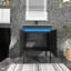 Meuble-lavabo simple 24 po avec plateau en céramique Leoncia-1826308210