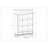 Banting 9 Cube Bookcase With Drawers
