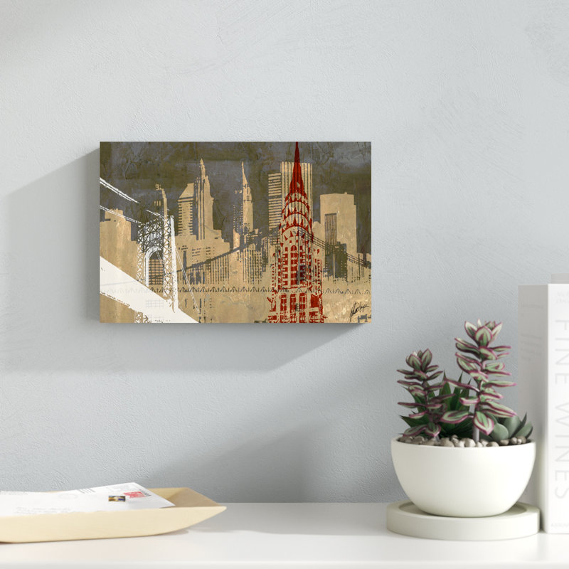 «Modern Metropolis I», impression sur toile, H 8 po x l 12 po