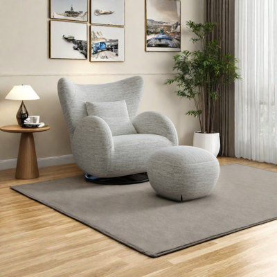 Comfortable rotatable recliner chair