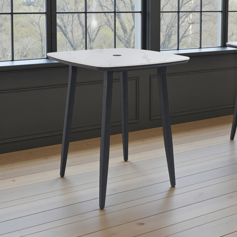 Table de bar carrée de luxe Everly