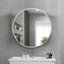 Miroir mural rond en aluminium Bhage-747923988-747923989
