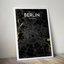 Berlin City Map - Unframed Graphic Art Print on Paper-590633267-606148480