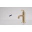 Robinet de salle de bain monotrou 1,2 GPM Greyfield avec poignée levier en métal et ensemble de bonde escamotable-99447565
