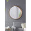 D39.4 "x3" Miroir rond en bois, miroir mural pour la salle de bain