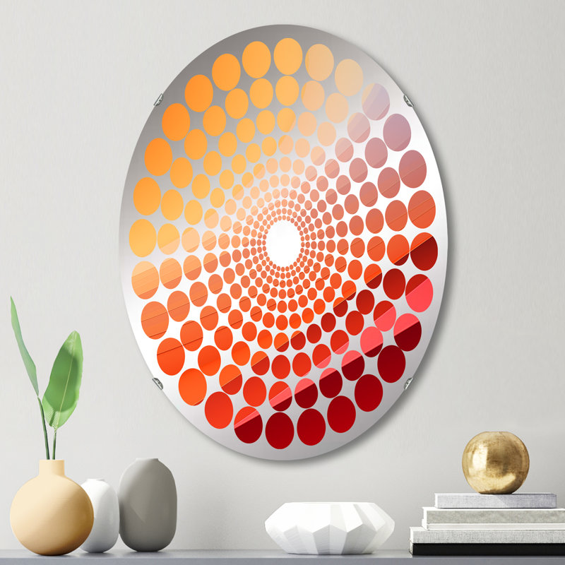 Circle Mirror, 29.5" x 19.6"