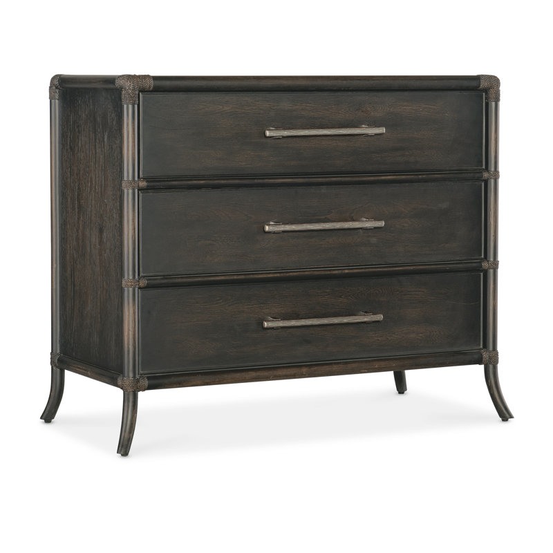 Retreat 3 - Drawer Nightstand, Black Sand