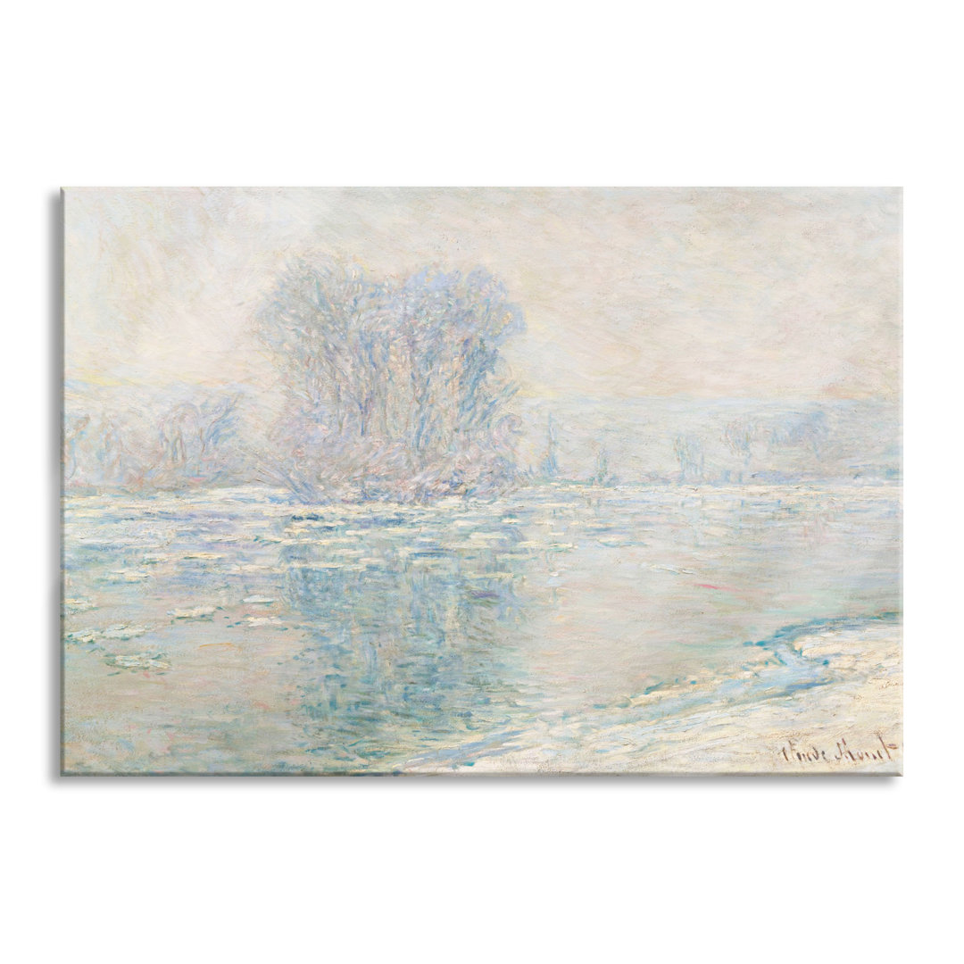 Glasbild Claude Monet - Regatta bei Sainte