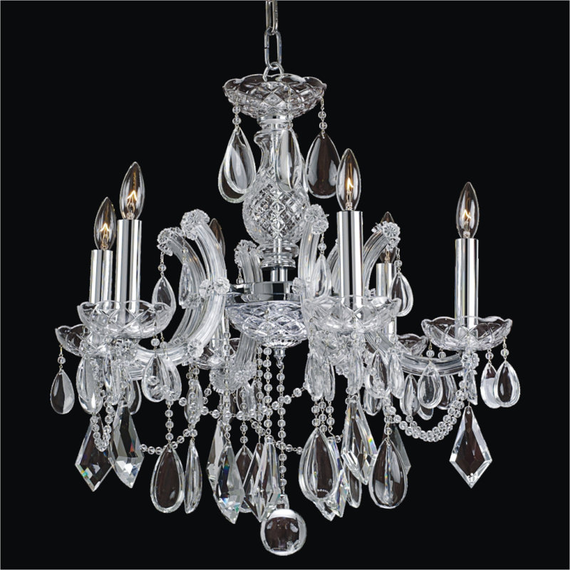 Lustree 6 lumières façon bougie/classique Hendren