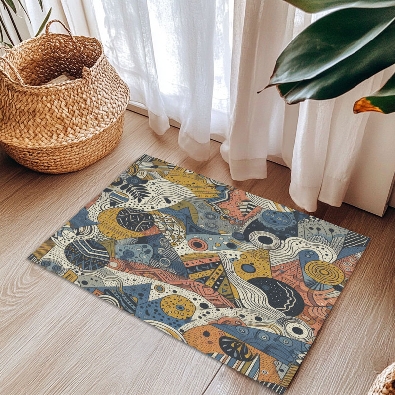 Tapis tressé Vivid Whirl, Rectangulaire 3 pi x 5 pi