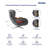 NOUHAUS Heated Classic Massage Chair Full Body and Spot Massaging Recliner with Ottoman, Bluetooth Speaker, in-Chair Charger. Portable Shiatsu Body Massager Chair-134227197