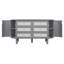  Lit escamotable de conception moderne tissé avec armoires de rangement latérales intégrées-1540550636-1540550637