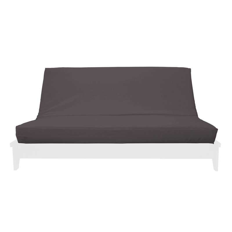 Housse de futon - texture chenille Samantha, Grand, Chenille ardoisé