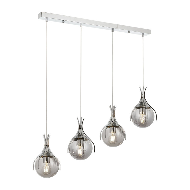 Luminaire suspendu à 4 lumières pour îlot de cuisine