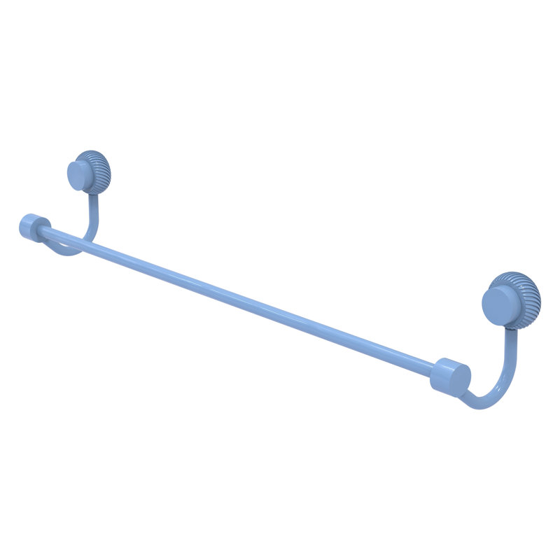 Porte-serviettes mural 19 po Venus, Bleu troll plat