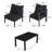 Bobur 6 - Person Modular Patio Conversation Sets with Cushions