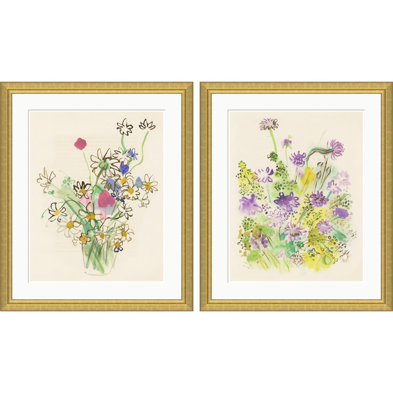 Bouquet I & II Print by Dufy