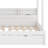 Multifunctional Storage Staircase Bunk Bed With Trundle And Integrated LED，USB，Shelves-766706826