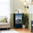 4 Drawer Dresser for Bedroom, Narrow Chest of Drawers, Wooden Top and Study Iron Frame 18"x37.5"-(WxH)
