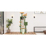 Multi-Level Cactus Cat Tree Tower with Perches, Condos, and Scratching Posts