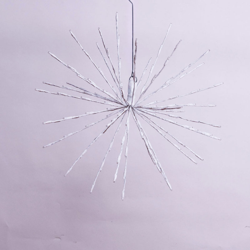 200 lanternes 200 lumières, Blanc pur / bleu, H 24 po x L 24 po x l 24 po