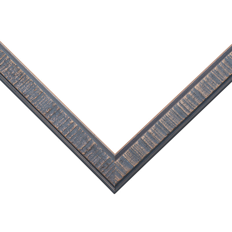 Cadre photo en bois massif Latoynie, Argent, L 15 po x H 23 po