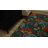 Kamberk Teal Modern Floral Area Rug-1401979426