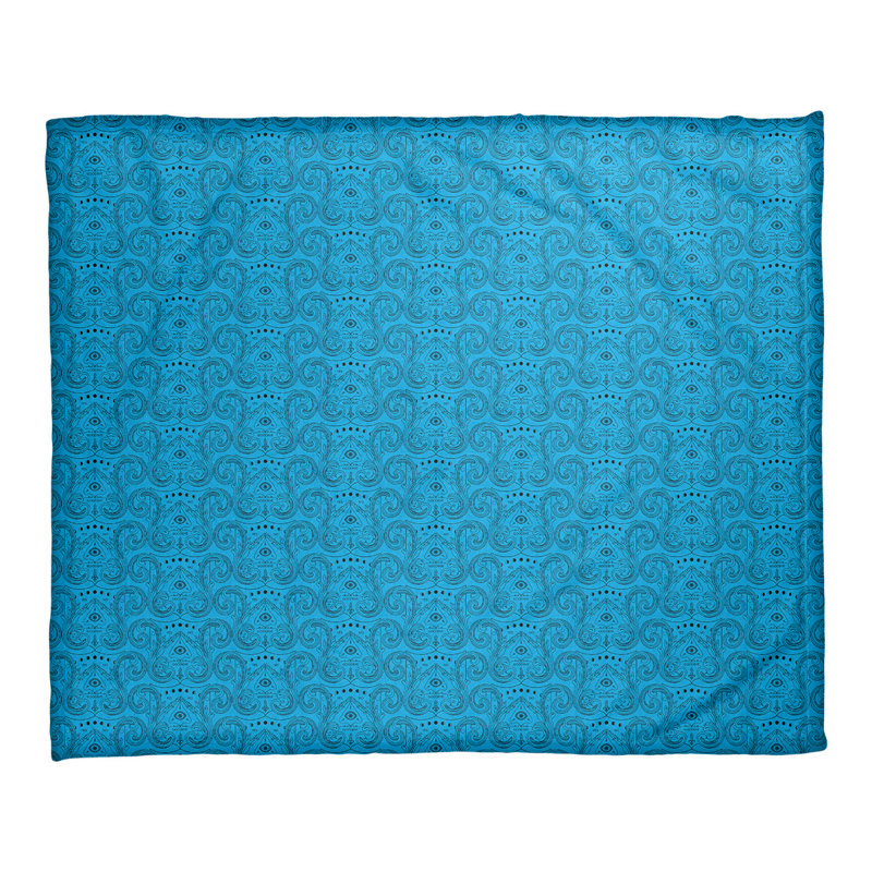 Couverture pour le troisième œil Katelyn Elizabeth, l 32,5 po x L 42,5 po, Bleu