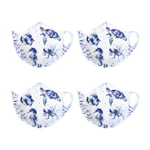 Set of 8 Teabag Holder Indigo