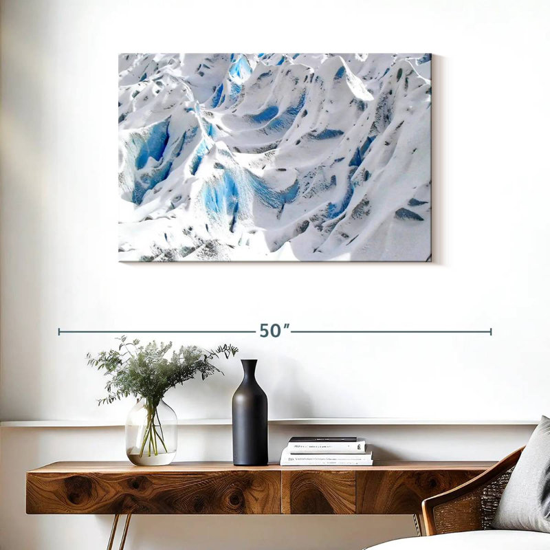 Alvord Snowy Perito Moreno Glacier, 24" H x 36" W
