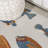 Wigand Modern Fish High-Low Navy/Orange/Cream Indoor/Outdoor Rug-69806513